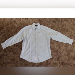 Nordstrom Powder Blue Dress Shirt Size 17-35